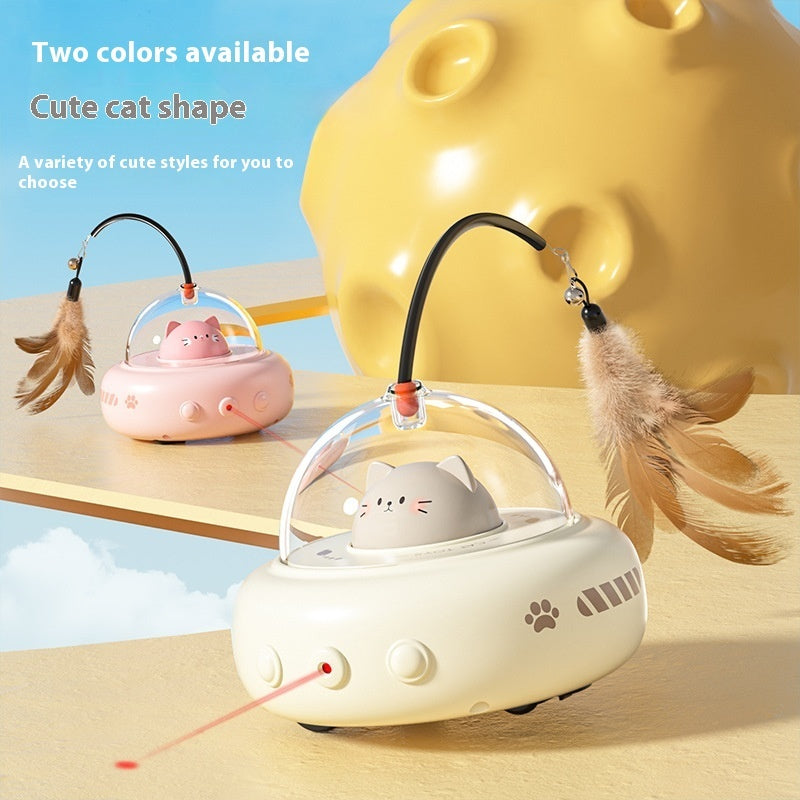 Smart Teaser Cat Toy Electric UFO