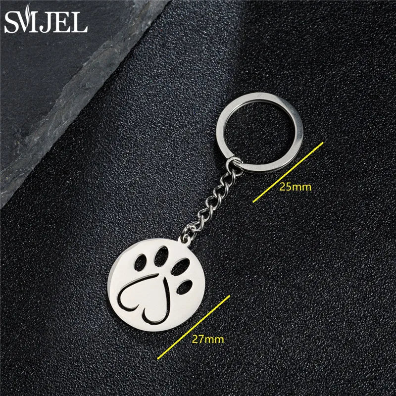 Cartoon Kitten Keychain Fashion Animal Key Chain Creative Happy Cat Pendant for Women Car Keyring Purse Bag Accessories DIY Gift