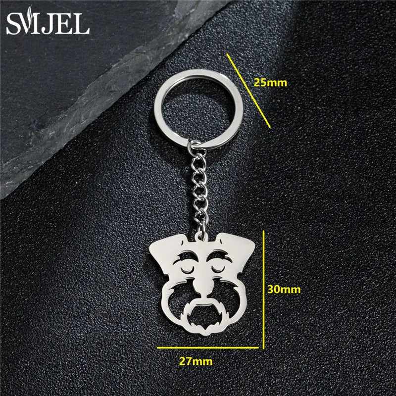 Cartoon Kitten Keychain Fashion Animal Key Chain Creative Happy Cat Pendant for Women Car Keyring Purse Bag Accessories DIY Gift