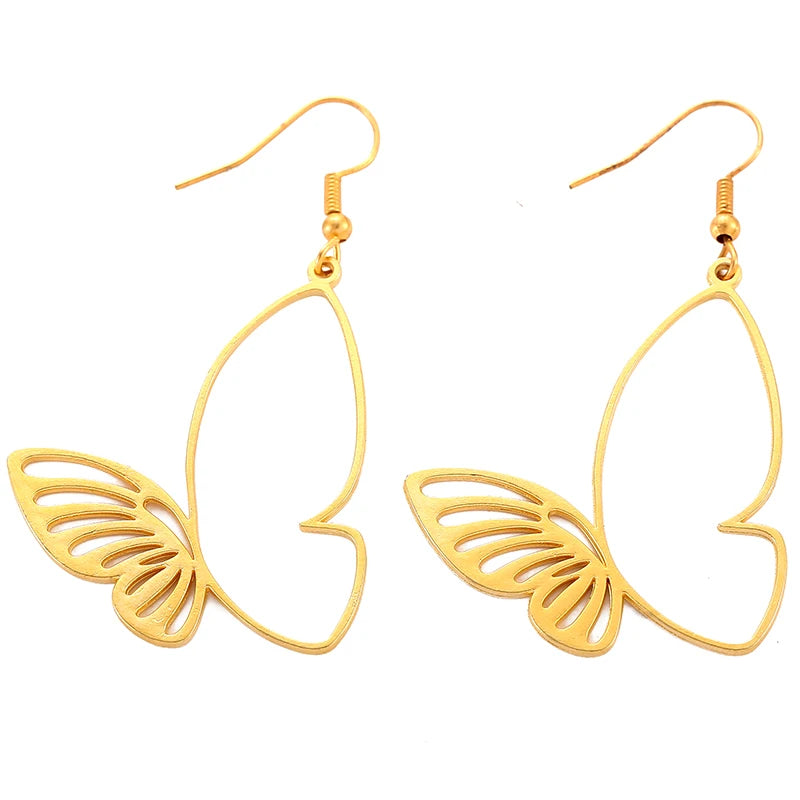 10pcs Zinc alloy Filigree Stamping Pendants Butterfly Hollow Metal Charms DIY Necklace earrings Jewelry Accessories39mmx 38mm