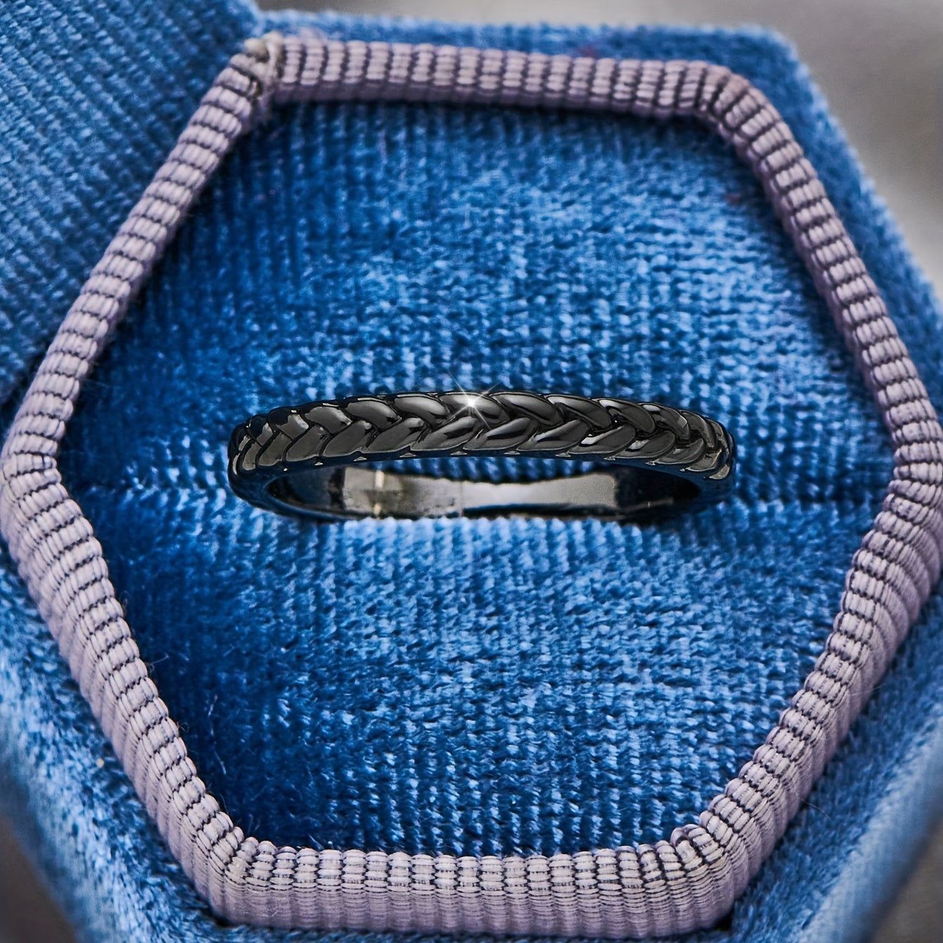 Simple Temperament Finger Ring Braided Copper Hand Jewelry Decor For Women