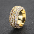 Rotatable Cuban Ring