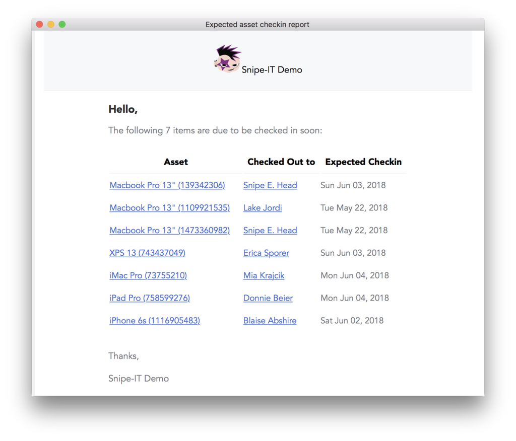 Asset Management Software