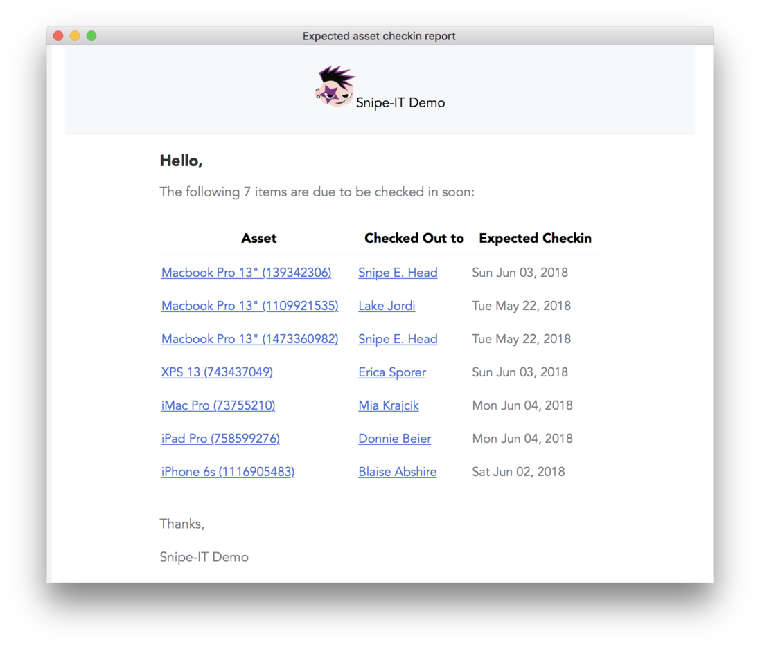 Asset Management Software